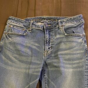American Eagle Outfitters Men's Classic Blue Slim Straight Jeans